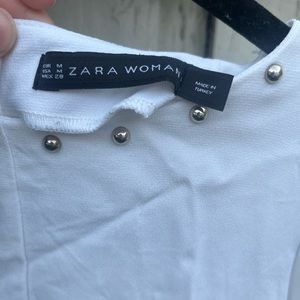 Zara white blouse